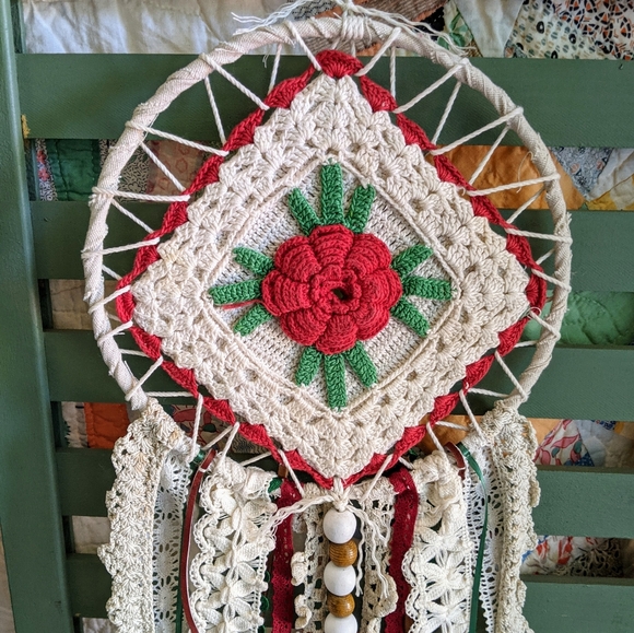 Nwt Shabby Chic Boho Dream Catcher - Picture 3 of 6